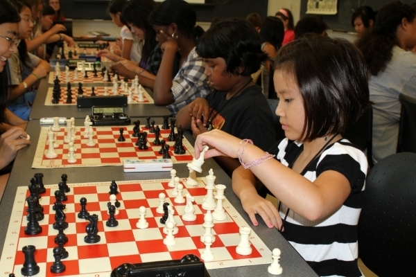 Sixth grader Emily N. qualified for the World Youth Chess Championships. Photo from personal collection