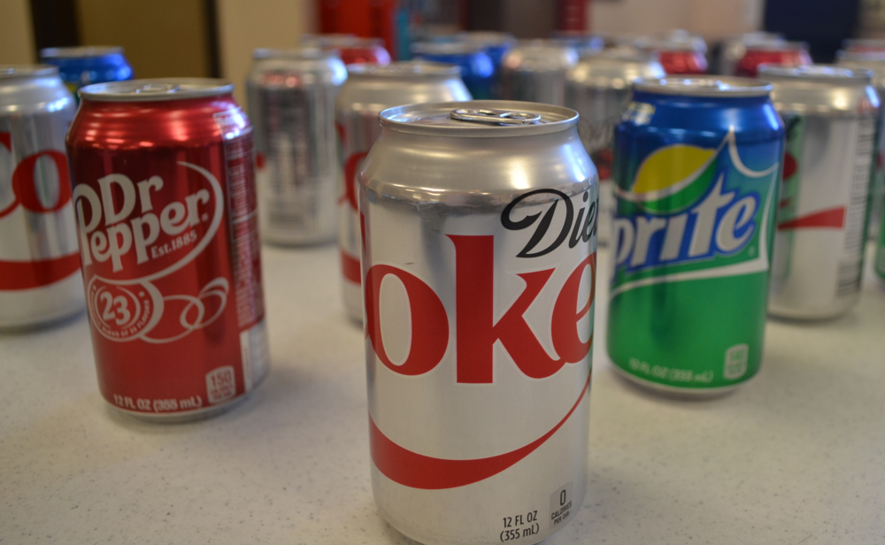 Diet sodas have benefits as well as drawbacks. Photo by Hannah Lu and Alice Zhang.