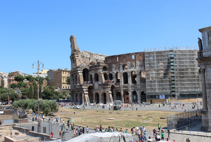 The Colosseum is one of the many historical sites in Italy. Photo by Arjun Seth