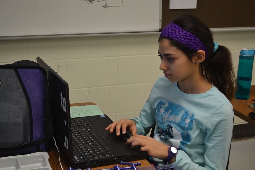 Students in Mr. Smith’s Gateway to Technology are using the advanced technology, which allows them to be much more creative and efficient with their assignments. Photo by Rustin Mehrabani-Farsi.