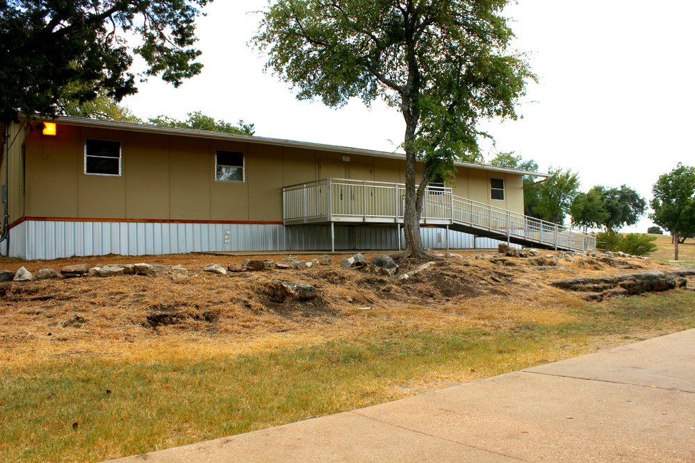 The portable outside of Canyon Vista. Photo by Maggie Findell