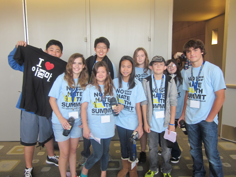 Canyon Vista student representatives attended the No Place for Hate Summit on Friday, October 25th. Photo by Janet Marek