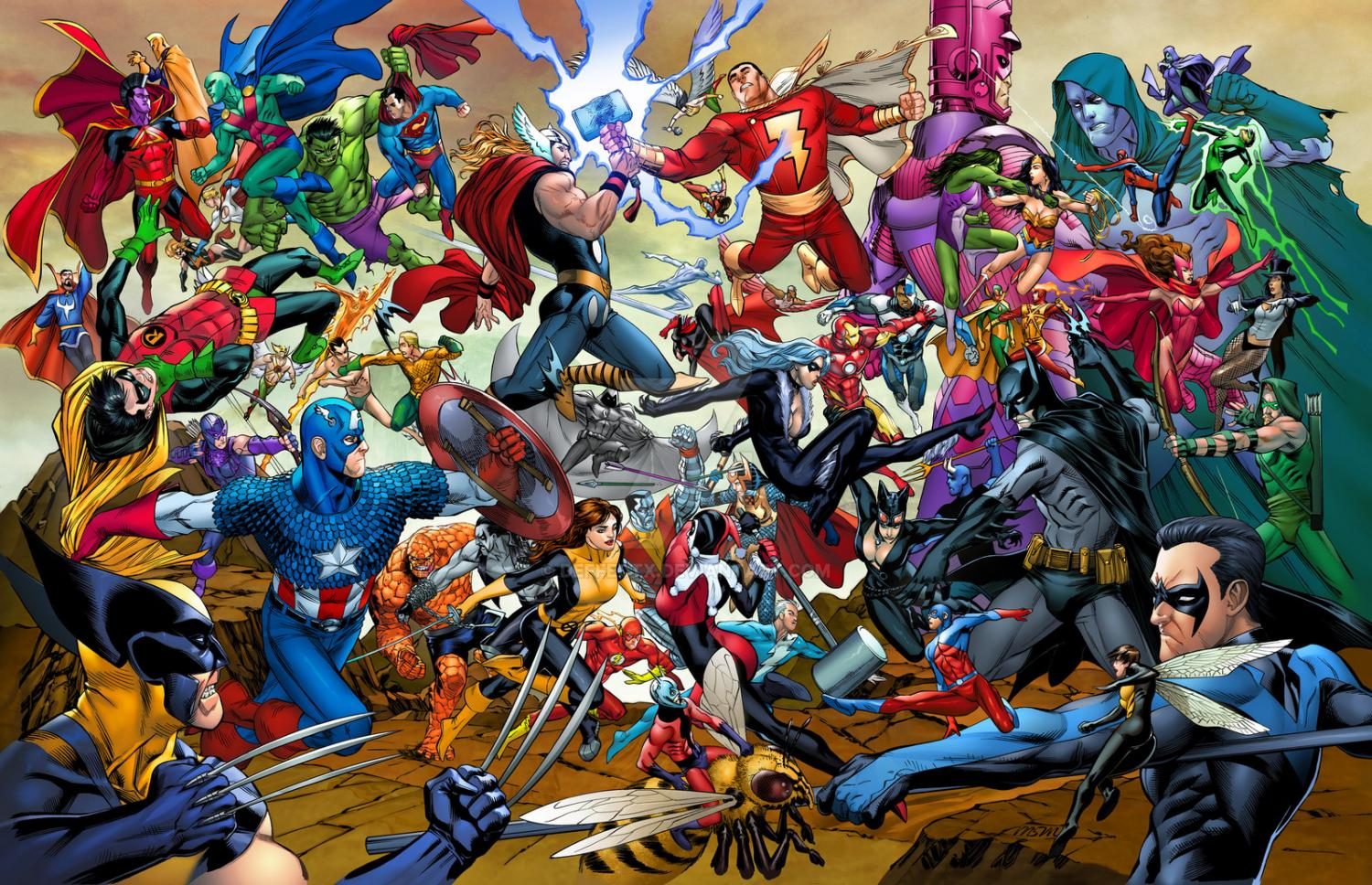 EDITORIAL DC vs. MARVEL Canyon Echoes