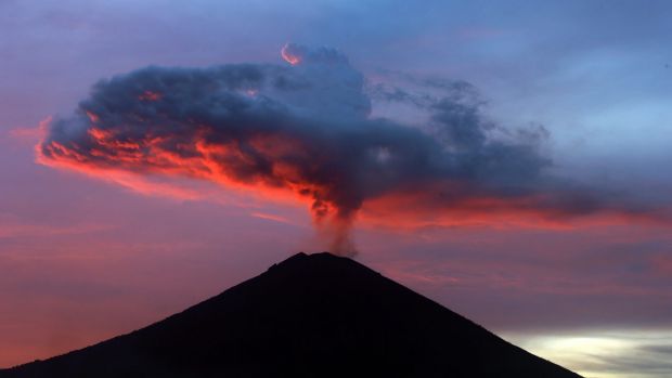 Eruptions of Mount Agung