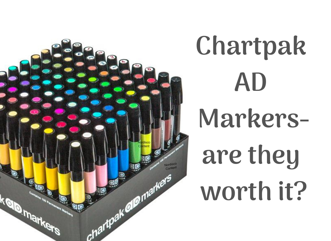 Chartpak AD Markers Basic Assorted Colors (Set of 12)