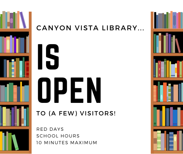 CVMS Library is Open to (a Few) Visitors!