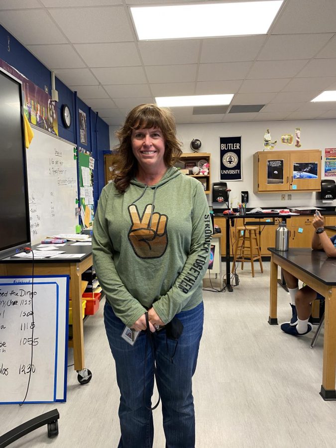 Mrs. Kobren, our new seventh grade science teacher.