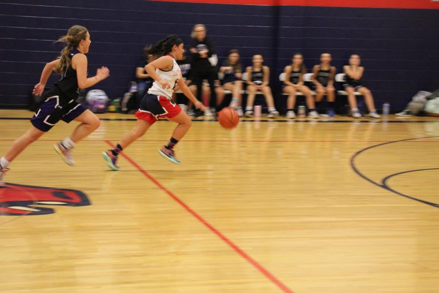 First 8th Grade Girls’ Basketball Game Against Cedar Valley